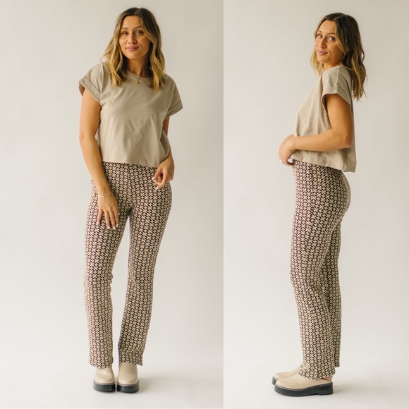 The Hatchell Patterned Pant in Black Multi, XL - Picture 2 of 7